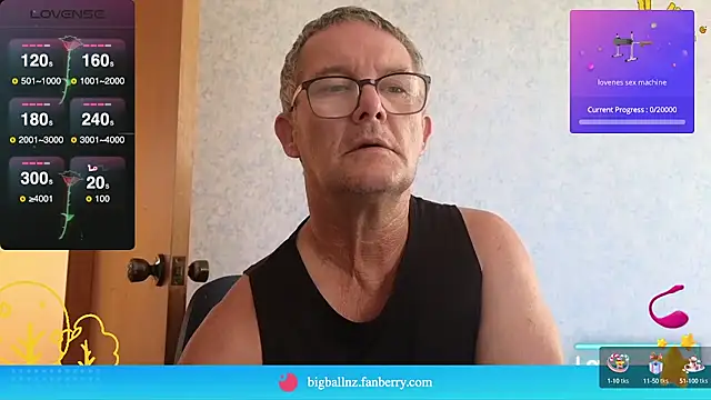 Snapshot of bigballnz chatting on February 26, 6:47 am bigballnz online show from February 26, 6:47 am