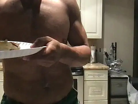 Snapshot of BigGuyMuscle chatting on December 26, 8:28 am BigGuyMuscle online show from December 26, 8:28 am