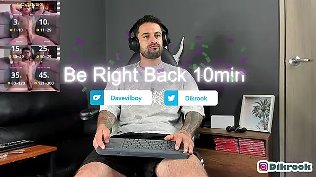 Snapshot of Davevilboy chatting on March 6, 1:03 pm Davevilboy online show from March 6, 1:03 pm
