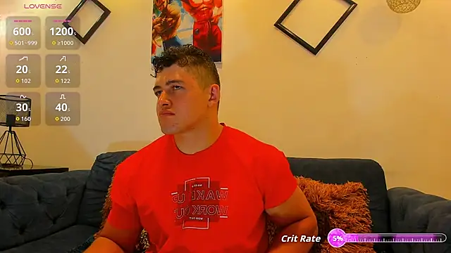 Snapshot of Leonsmoron chatting on October 7, 1:32 am Leonsmoron online show from October 7, 1:32 am