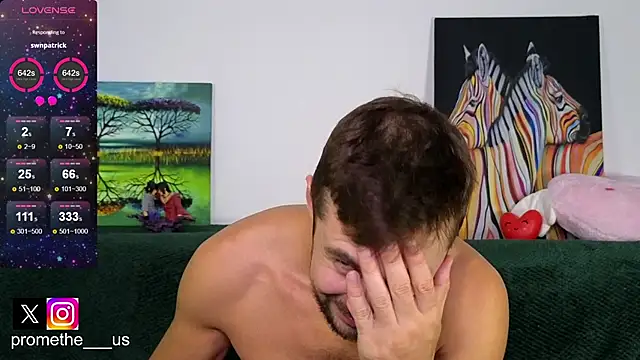 Snapshot of Promethe_us chatting on October 16, 9:34 pm Promethe us online show from October 16, 9:34 pm