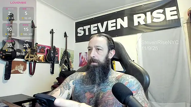 StevenRiseNYC online show from November 10, 2:22 pm